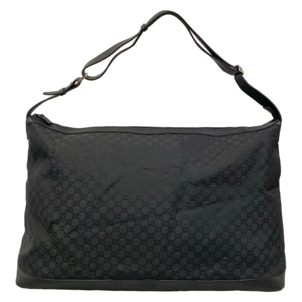 Gucci Boston bag GG leather black